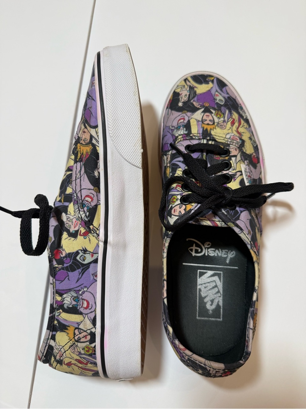 Vans x Disney Villainesses Collection Slim Low Top Sneakers Wicked Color Palette - Picture 6 of 14